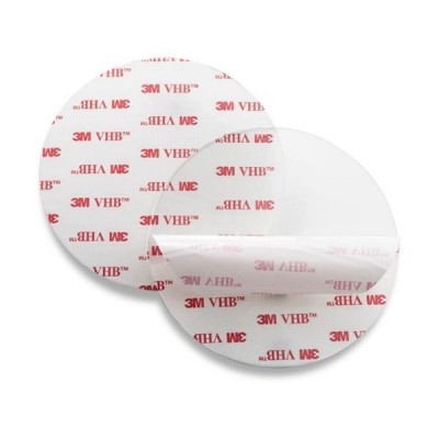 ZIP prilimpanti pagalvėlė 50 mm - pilka - 3M VHB - dvipusė