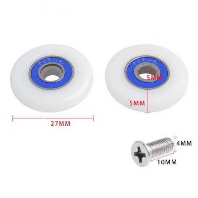 Nailoninis kreipiamasis ratukas 5x27x5 mm - 5 mm ašis -