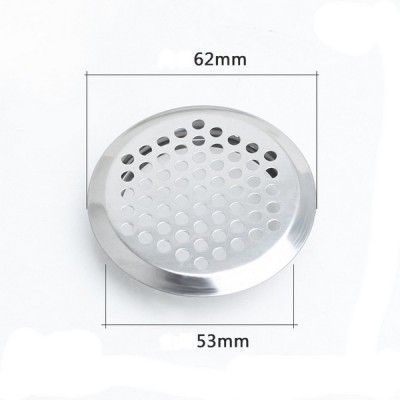 53 mm apvalios nerūdijančio plieno ventiliacijos