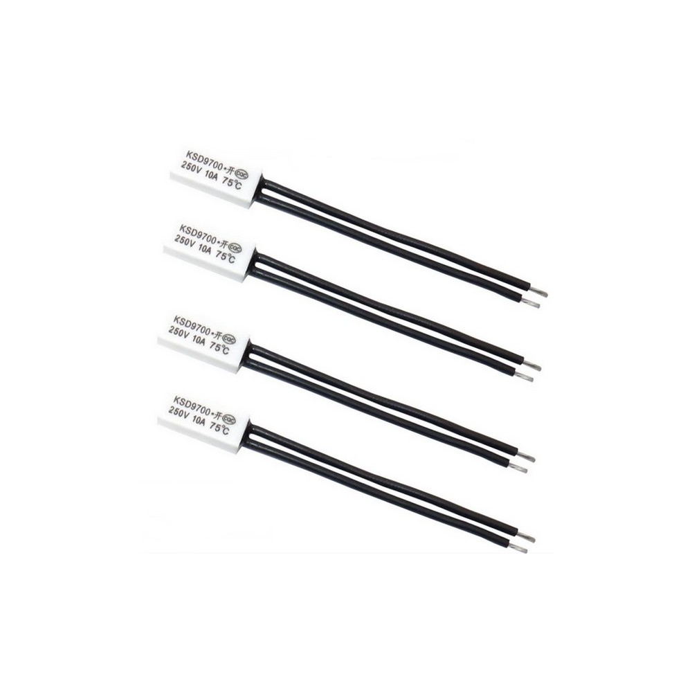 KSD 9700 NC bimetalinis termostatas - 5A 250V 60 ℃ - pasukamas