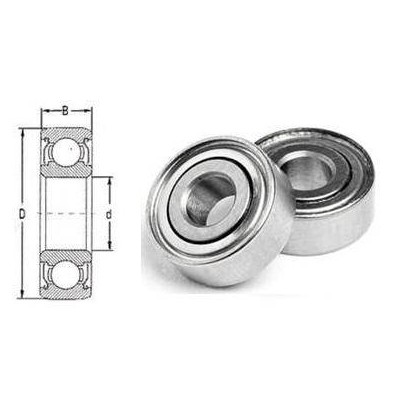 Rutulinis guolis 8x24x8 - 8 mm ašis - 628ZZ s-