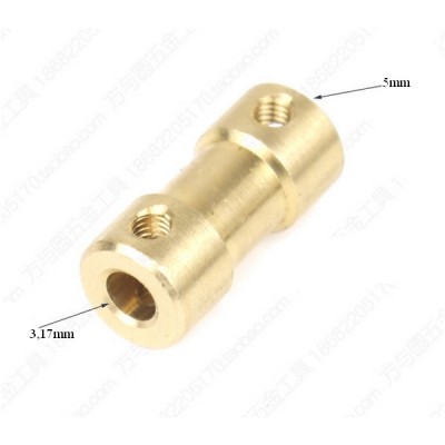 Variklio veleno adapteris - 3,17 mmx5 mm variklio jungtis -