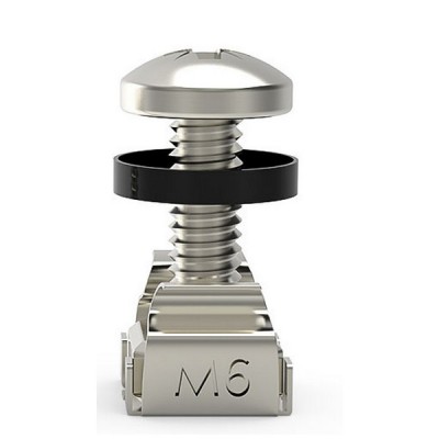 Krepšelio varžtas - M6x16 - nikeliuotas - stovo tvirtinimo