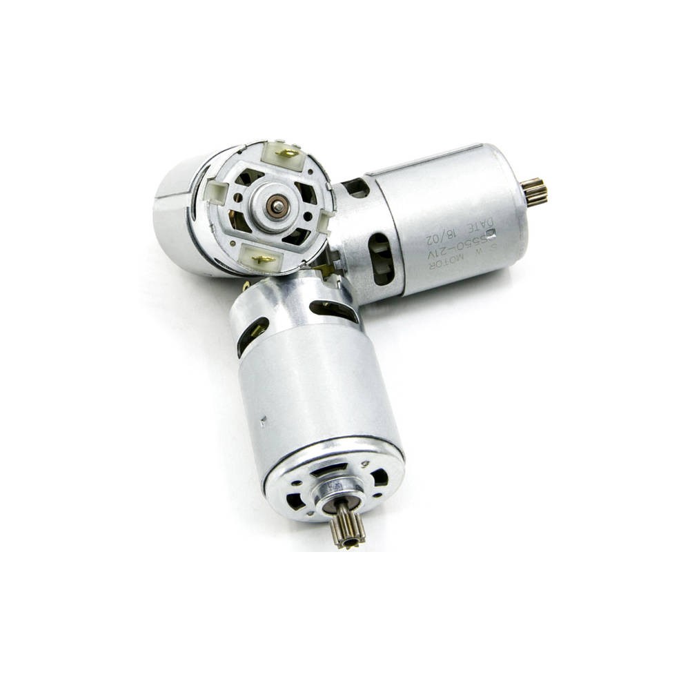 Nuolatinės srovės 16,8 V variklis - RS550VC - 12 dantų -