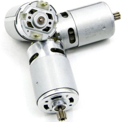 Nuolatinės srovės 16,8 V variklis - RS550VC - 12 dantų -