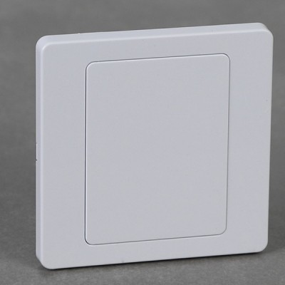 Lizdo kaukė - lizdo dangtelis su rėmeliu - 85x85 mm - baltos