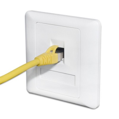 Telefono arba interneto lizdo dangtelis - 1 skirtukas - lizdo