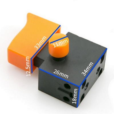 Gręžimo jungiklis su mechaniniu blokavimu - 10A 250V - KR5 -