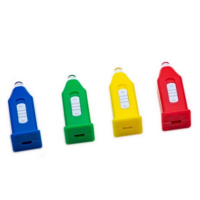 Mini UV LED žibintuvėlis - spalvų rinkinys - mėlyna šviesa -