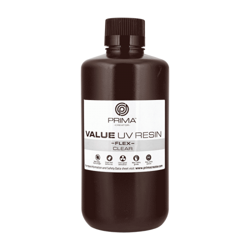 PrimaCreator "Value Flex" UV derva - 1000 ml - Skaidrus-Derva