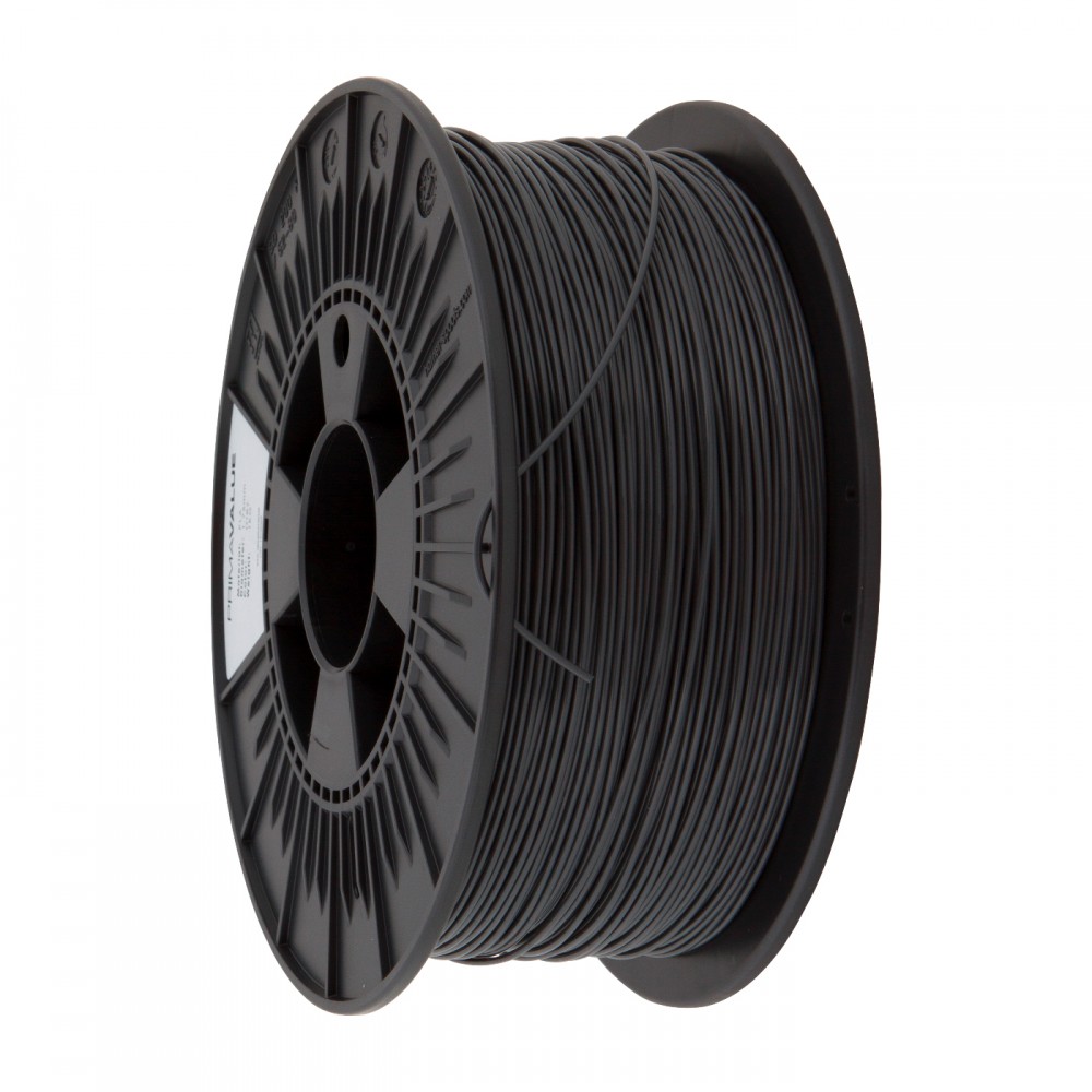 PrimaValue PLA - 1.75 mm - 1 kg - Tamsiai pilka-PLA PrimaValue PLA - 1.75 mm - 1 kg - Tamsiai pilka-PLA