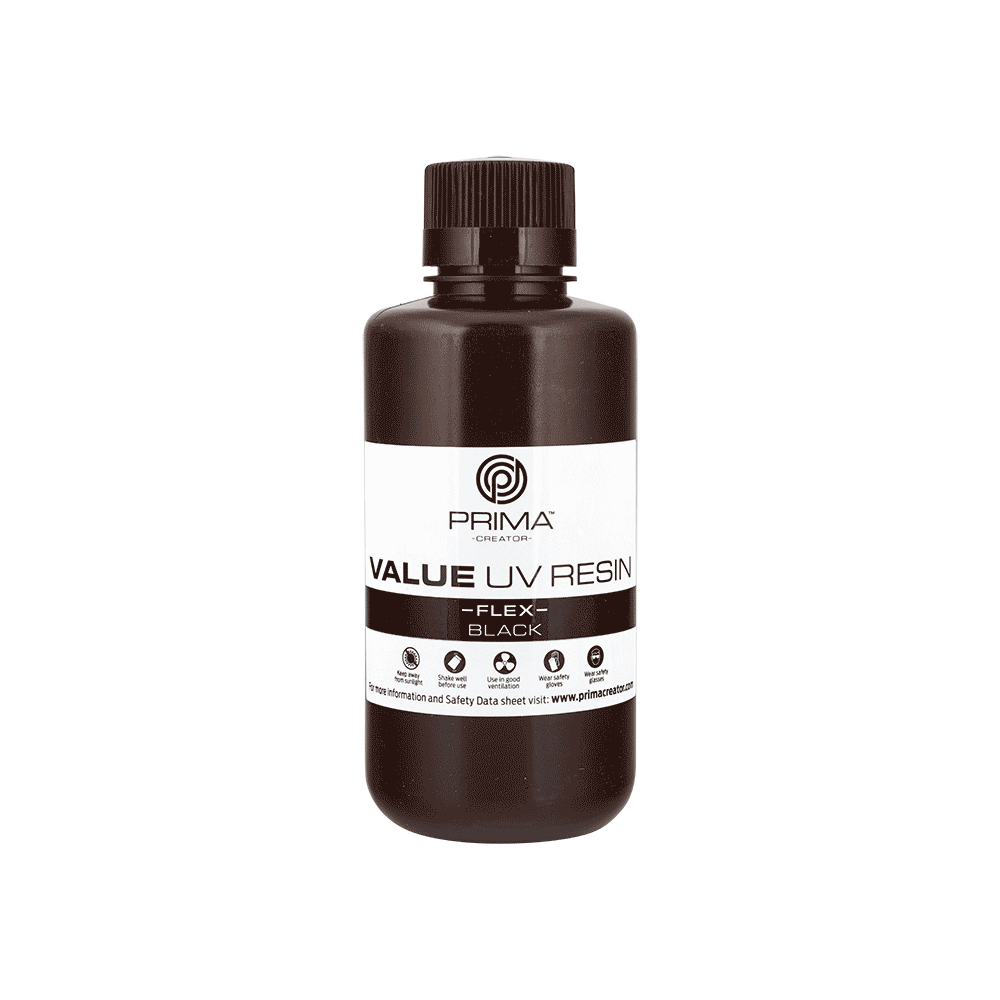 PrimaCreator "Value Flex" UV derva - 500 ml - Juoda-Derva PrimaCreator "Value Flex" UV derva - 500 ml - Juoda-Derva