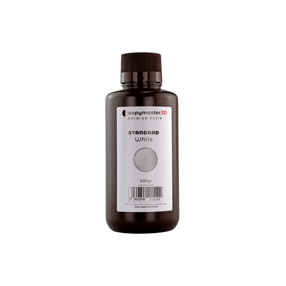 Copymaster3D Standartinė UV derva - 500 ml - Balta-Derva Copymaster3D Standartinė UV derva - 500 ml - Balta-Derva