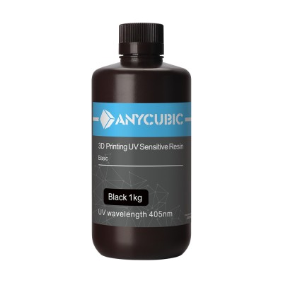 Anycubic- Įprasta UV derva juoda 1kg-Derva