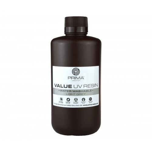PrimaCreator Value Vandeniu nuplaunama UV derva - 1000 ml -