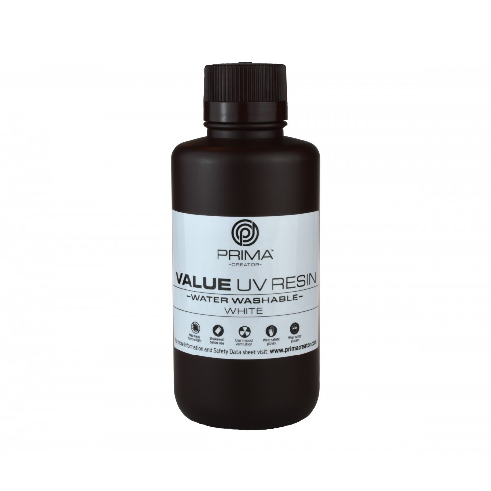 PrimaCreator Value Vandeniu nuplaunama UV derva - 500 ml - PrimaCreator Value Vandeniu nuplaunama UV derva - 500 ml -