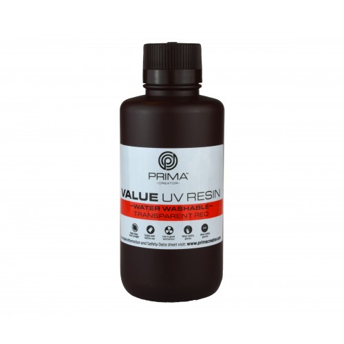PrimaCreator Value Vandeniu nuplaunama UV derva - 500 ml -