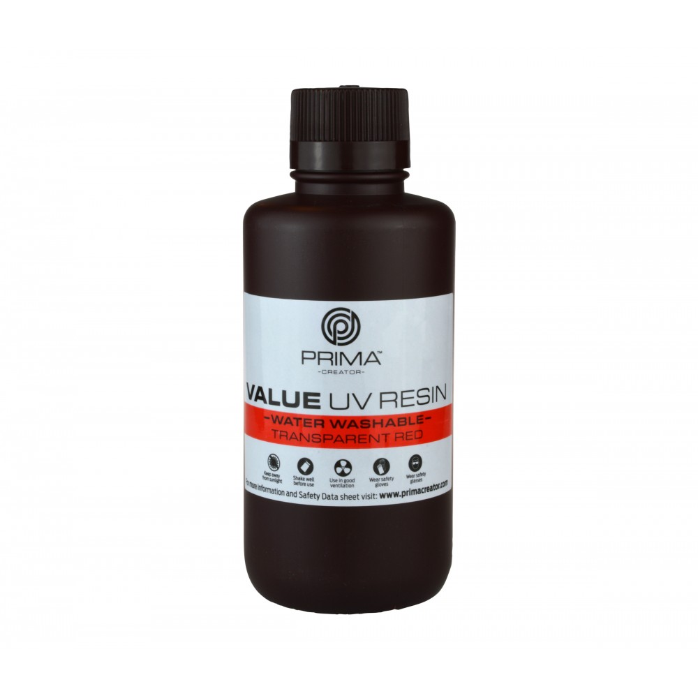 PrimaCreator Value Vandeniu nuplaunama UV derva - 500 ml -