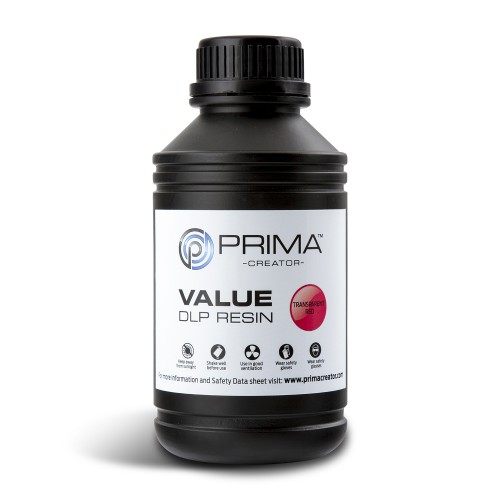 PrimaCreator Value UV / DLP derva - 500 ml - Skaidri