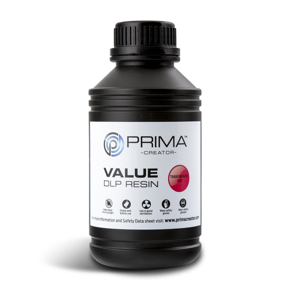 PrimaCreator Value UV / DLP derva - 500 ml - Skaidri PrimaCreator Value UV / DLP derva - 500 ml - Skaidri