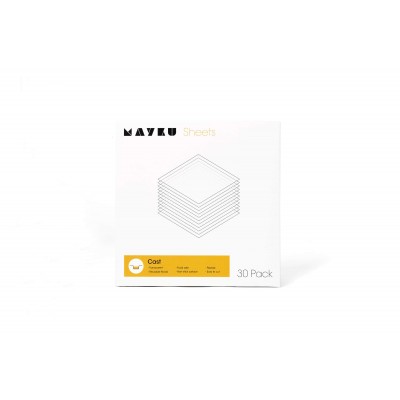 Mayku "FormBox Cast/Clear" lakštai (30 pakuočių)-Prino