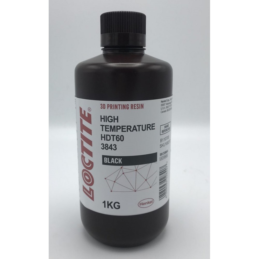 "Henkel Loctite 3D 3843 HDT60 High Toughness Matte Black - 1 "Henkel Loctite 3D 3843 HDT60 High Toughness Matte Black - 1