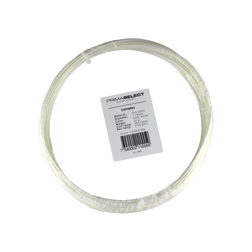 PrimaSelect PLA Satin - 1.75 mm - 50 g - Baltas-Prino PrimaSelect PLA Satin - 1.75 mm - 50 g - Baltas-Prino
