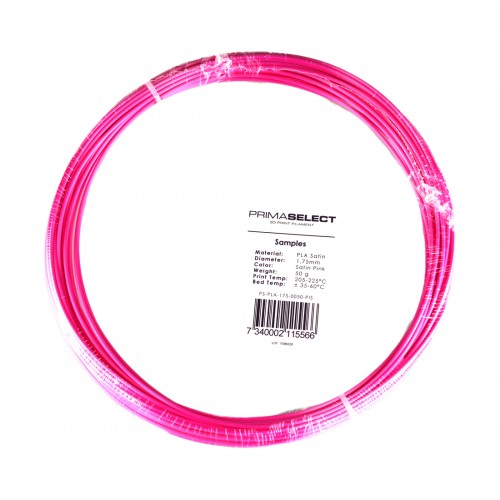 PrimaSelect PLA Satin - 1.75 mm - 50 g - Rožinis-Prino
