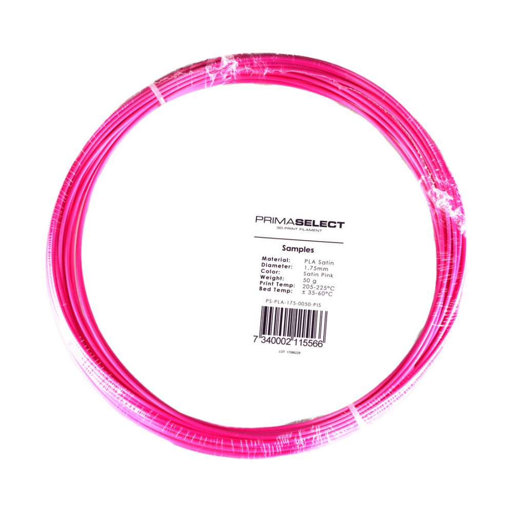PrimaSelect PLA Satin - 1.75 mm - 50 g - Rožinis-Prino PrimaSelect PLA Satin - 1.75 mm - 50 g - Rožinis-Prino