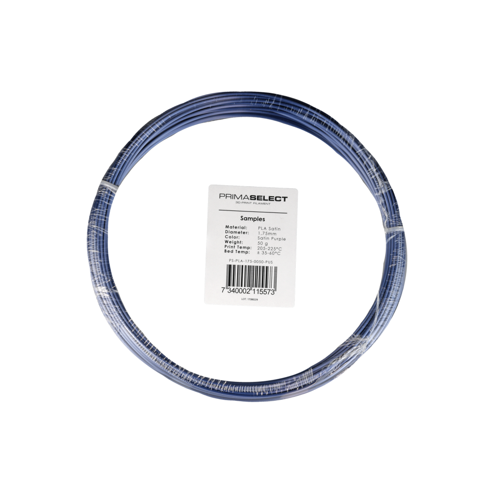 PrimaSelect PLA Satin - 1.75 mm - 50 g - Violetinė-Prino PrimaSelect PLA Satin - 1.75 mm - 50 g - Violetinė-Prino