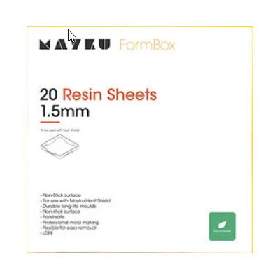 Mayku Dervos lakštai (LDPE lakštai) 20 pakuočių po 1,5 mm-Prino