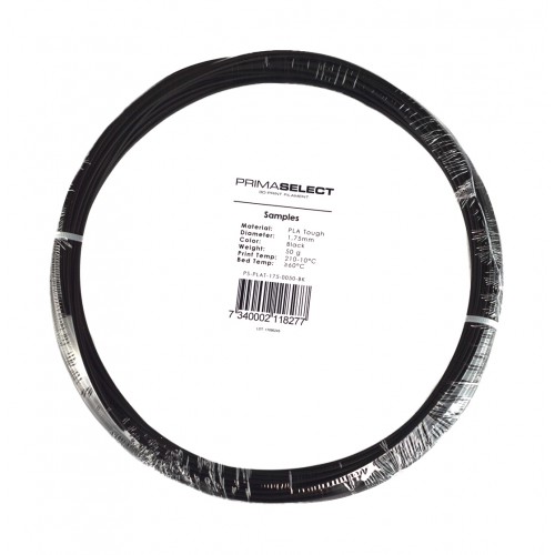 PrimaSelect PLA Tough - 1.75 mm - 50 g - Juoda-Prino