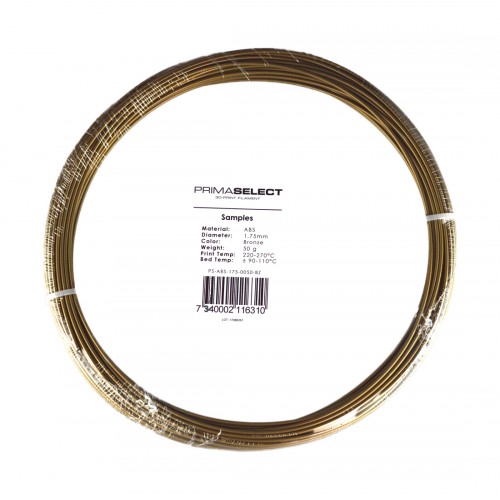 PrimaSelect ABS - 1.75 mm - 50 g - Bronza-ABS
