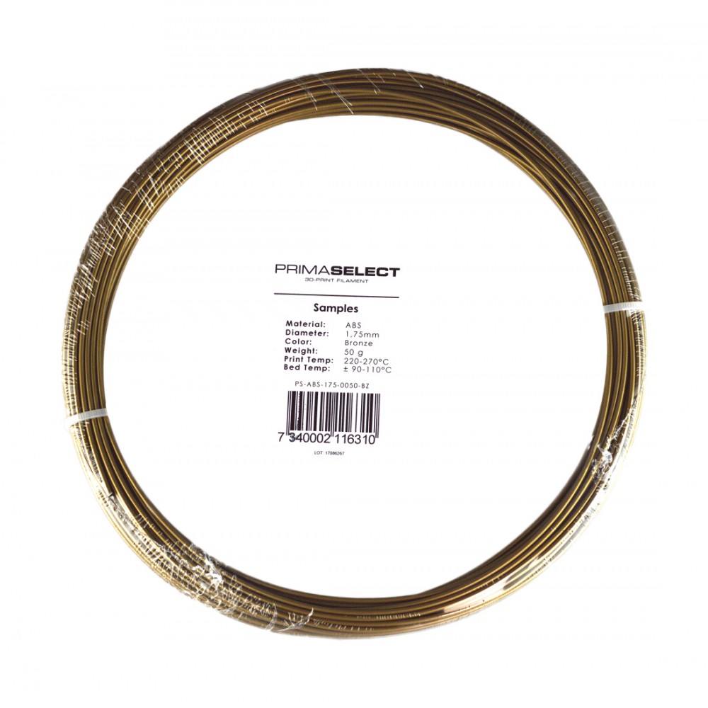 PrimaSelect ABS - 1.75 mm - 50 g - Bronza-ABS