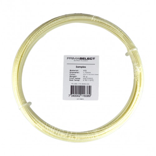 PrimaSelect ABS - 1.75 mm - 50 g - Šviečia tamsoje žalia