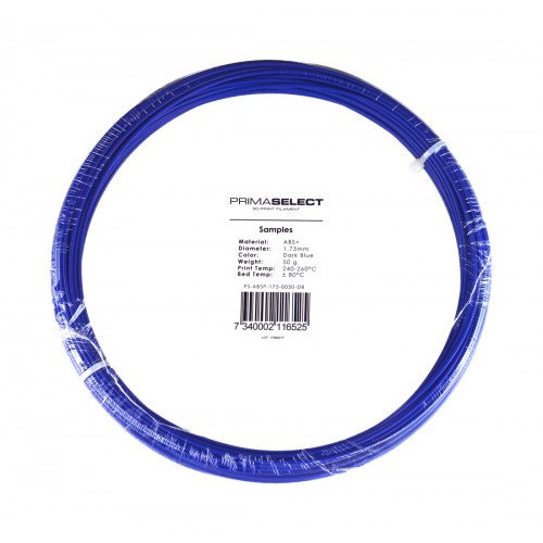 PrimaSelect ABS+ - 1.75 mm - 50 g - Tamsiai mėlyna-ABS
