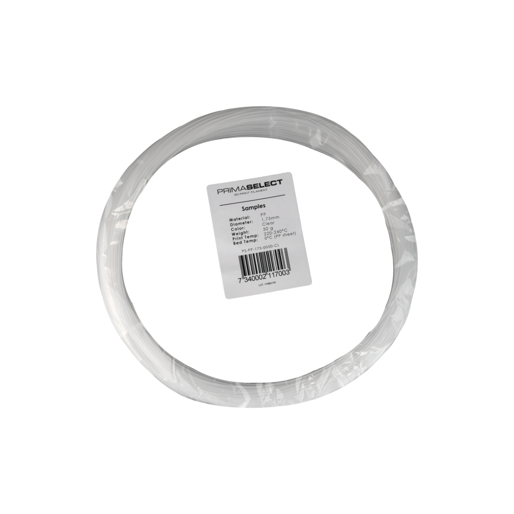 PrimaSelect PP Polipropilenas - 1.75 mm - 50 g - Natūralus-Prino PrimaSelect PP Polipropilenas - 1.75 mm - 50 g - Natūralus-Prino