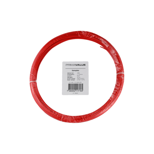 PrimaValue ABS - 1.75 mm - 50 g ritė - Raudona-ABS