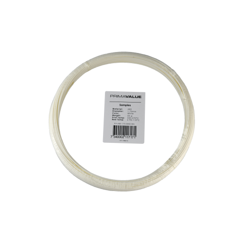 PrimaValue ABS - 1.75 mm - 50 g ritė - Balta-ABS
