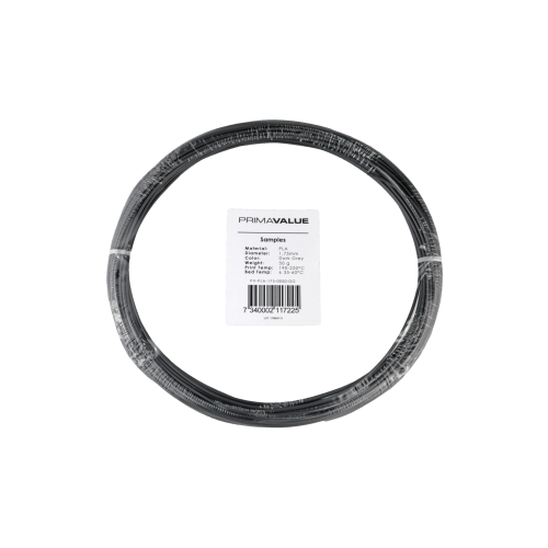 PrimaValue PLA - 1.75 mm - 50 g ritė - Tamsiai pilka-PLA