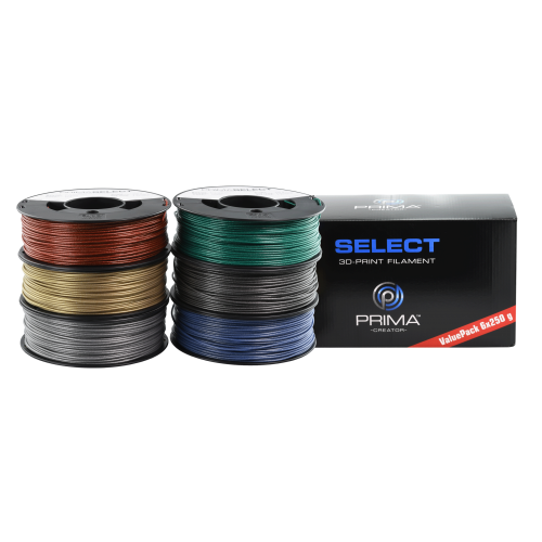 PrimaSelect PLA - 1.75 mm - 6 x 250 g - Metalinė pakuotė