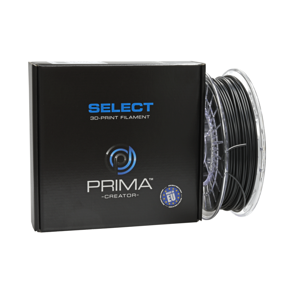 PrimaSelect NylonPower PA 6/66 - 1.75 mm - 500g - Juoda-Nylon