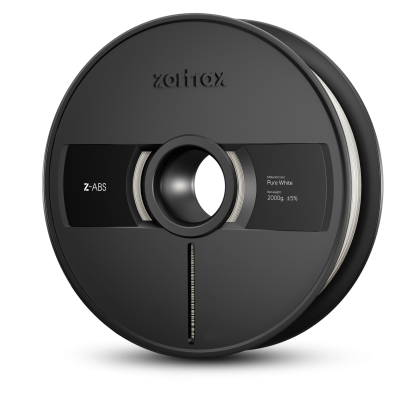 Zortrax Z-ABS gijos - 1,75 mm - 2 kg - Grynai baltas-ABS