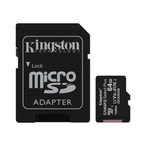 "Kingston Canvas Select Plus microSD - 64 GB-Prino