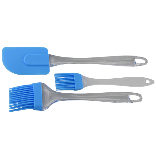 Silikoninių mentelių ir šepetėlių rinkinys - 3 vnt-Prino