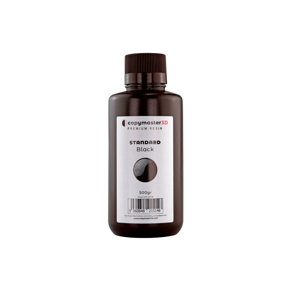 Copymaster3D Standartinė UV derva - 500 ml - Juoda-Derva Copymaster3D Standartinė UV derva - 500 ml - Juoda-Derva
