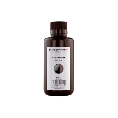 Copymaster3D Standartinė UV derva - 500 ml - Juoda-Derva