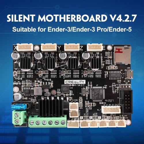 Creality 3D Ender-3 "Silent Mainboard" V4.2.7 - 32-bitų-Prino