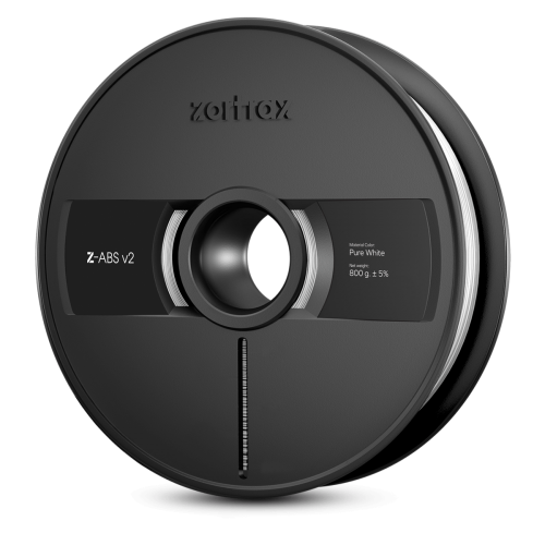 Zortrax Z-ABS v2 gija - 1,75 mm - 800g - Grynai baltas-ABS