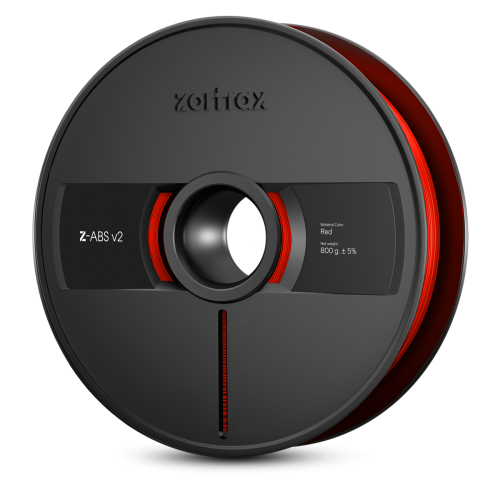 Zortrax Z-ABS v2 gija - 1,75 mm - 800g - Raudona-ABS